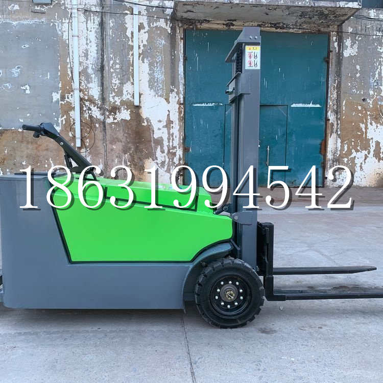 福山区小型电动叉车1吨2吨步行站驾式电瓶堆高充电装卸车液压升降车铲车